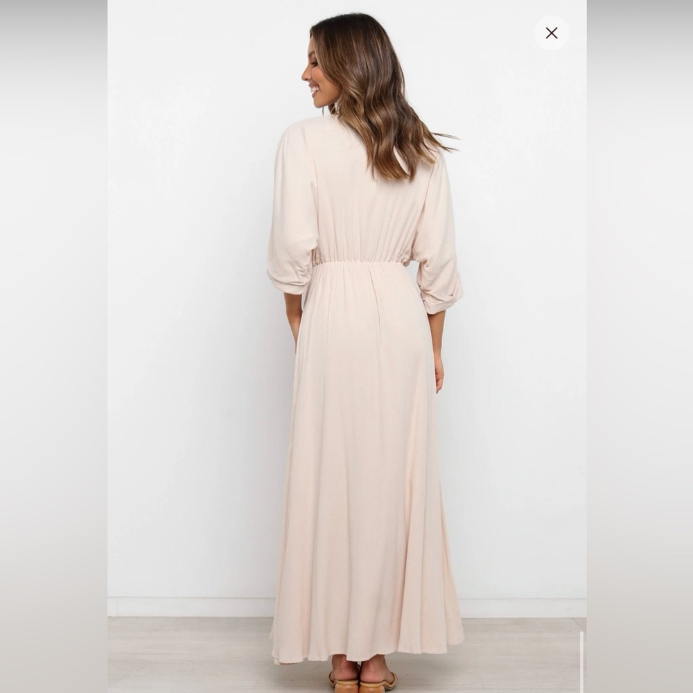 Girl and the Sun beige Maxi Dress - Picture 7 of 7